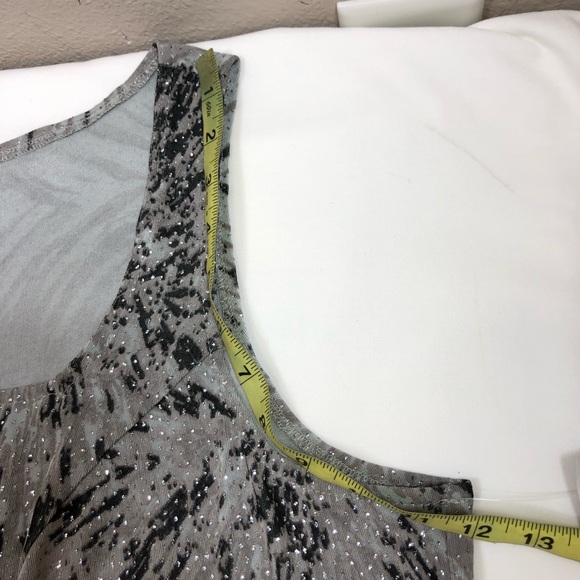 Alex Evenings Made In USA 2 Pieces Set Stretchy Glitter Printed 3/4 Sleeve 3X - Picture 15 of 16